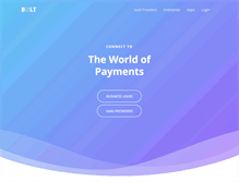 Tablet Screenshot of paywithbolt.com
